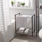 Toallero de doble barra gris - Organize It All
