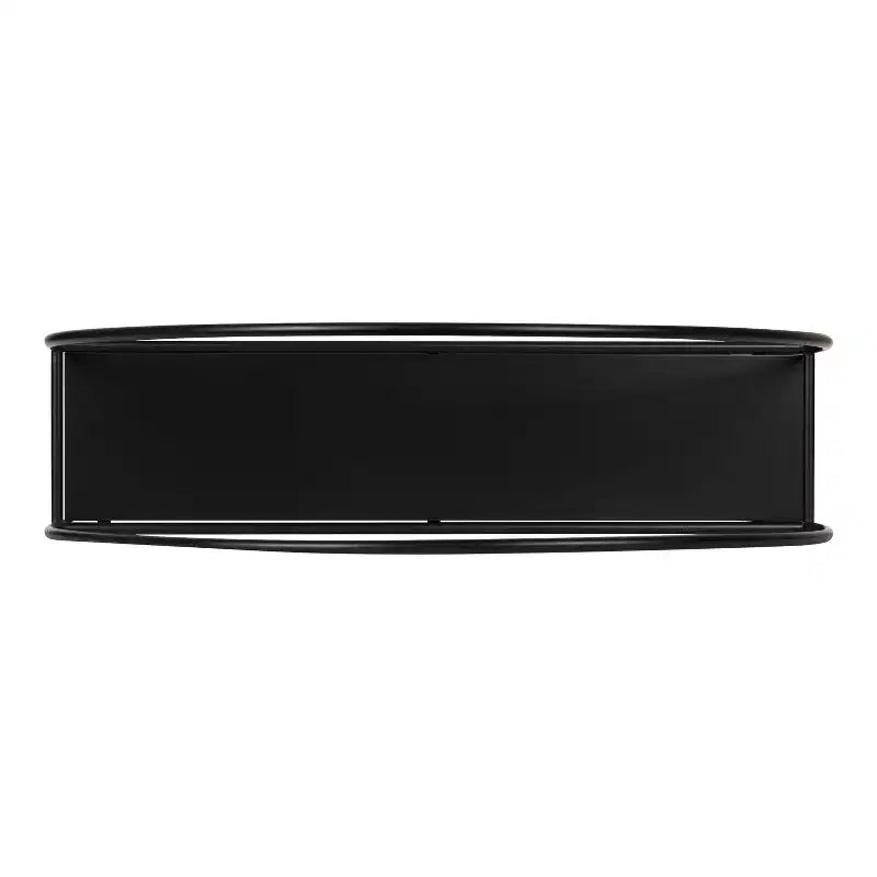 Estante arqueado de metal Monroe negro de 24 x 26 pulgadas - Kate & Laurel All Things Decor: Almacenamiento moderno, diseño abierto, fácil de montar