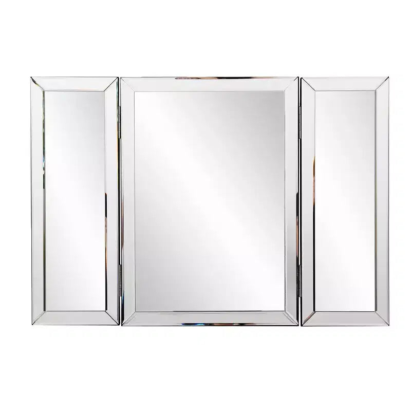 Espejo de baño rectangular Howard Elliott Trípoli transparente: moderno, independiente, de cristal, no requiere montaje