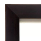 Espejo de pared de madera Espresso Portico sin bisel de 24 x 30 pulgadas - Amanti Art: Tocador rectangular moderno, incluye herrajes de montaje