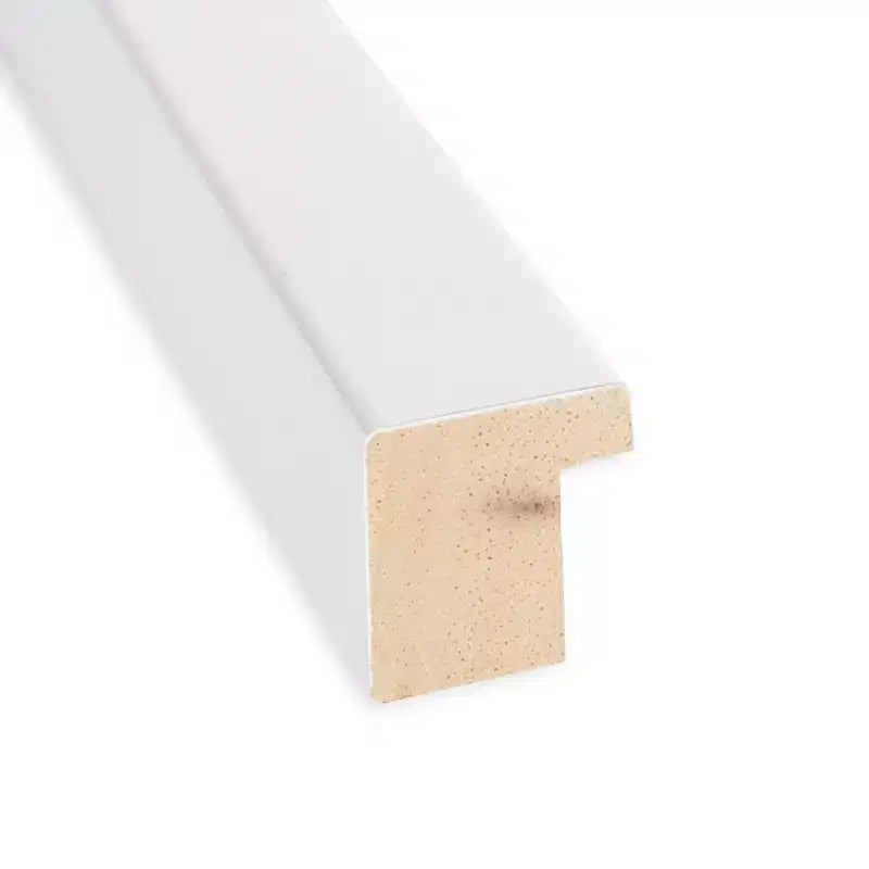 Espejo de baño de pared de madera plateada Svelte sin bisel de 30" x 24" - Amanti Art: Rectangular moderno, para montaje en pared