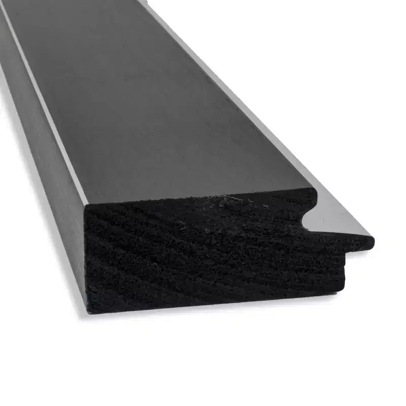 Espejo de pared Eva negro y plateado sin bisel de 24 x 30 pulgadas - Amanti Art: Decoración moderna rectangular para tocador