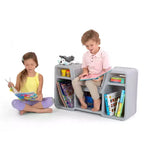 Estantería infantil de lectura Cozy Cubby, color negro - Simplay3