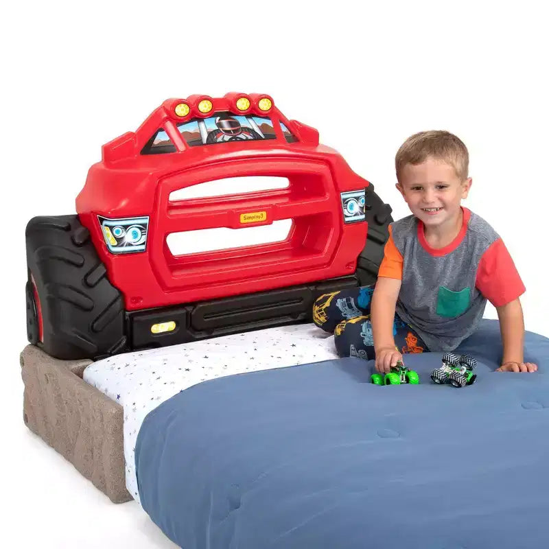 Cabecero de cama infantil camión monstruo extremo - Simplay3
