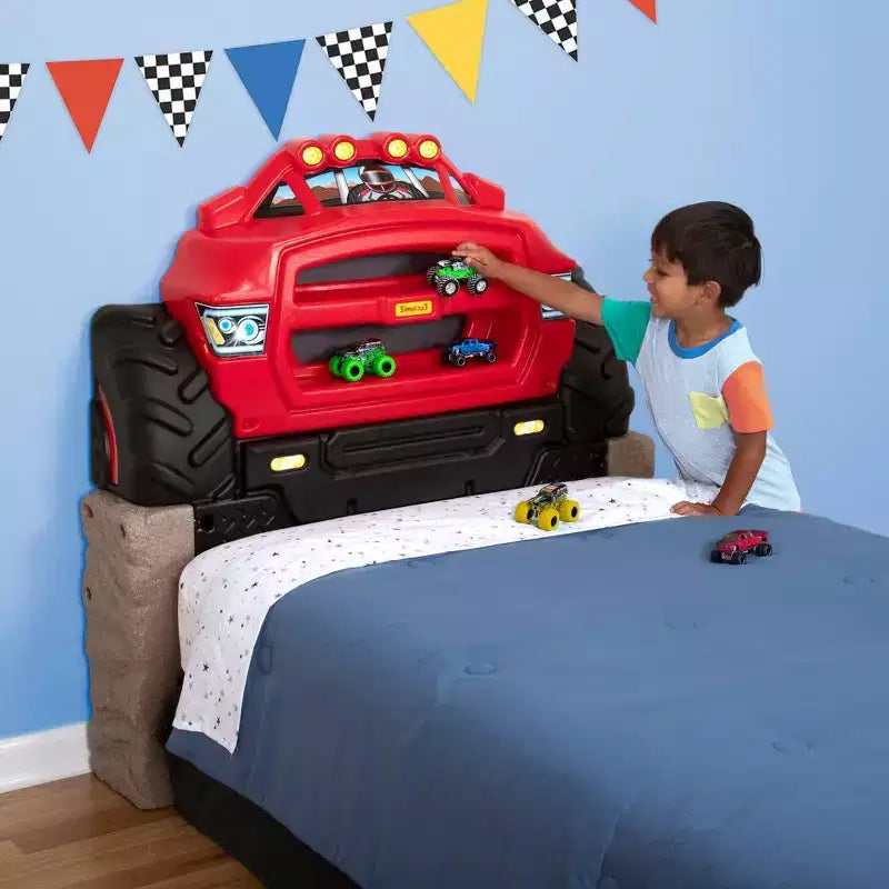 Cabecero de cama infantil camión monstruo extremo - Simplay3
