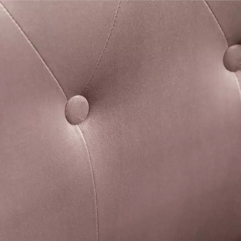 Roundhill Furniture Doarnin Sillón decorativo contemporáneo de terciopelo sedoso con botones y respaldo capitoné, chocolate