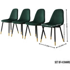Juego de comedor redondo Evatt de 5 piezas de Roundhill Furniture, mesa redonda de madera con 4 sillas