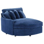 Sofá seccional de pana de Hyleory con chaise longue izquierda y derecha extragrande con 8 almohadas, sofá convertible tapizado