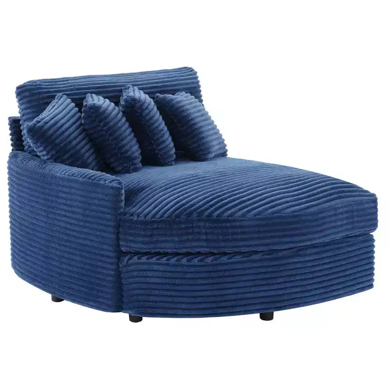 Sofá seccional de pana de Hyleory con chaise longue izquierda y derecha extragrande con 8 almohadas, sofá convertible tapizado