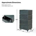 Oddone 2 - Juego de 2 mesas auxiliares con cajones de diseño modular | ART OF LIVING DESIGNS