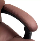 Sillón de oficina Vinsetto con masaje vibratorio, respaldo reclinable, reposapiés, cómoda silla de ordenador de microfibra