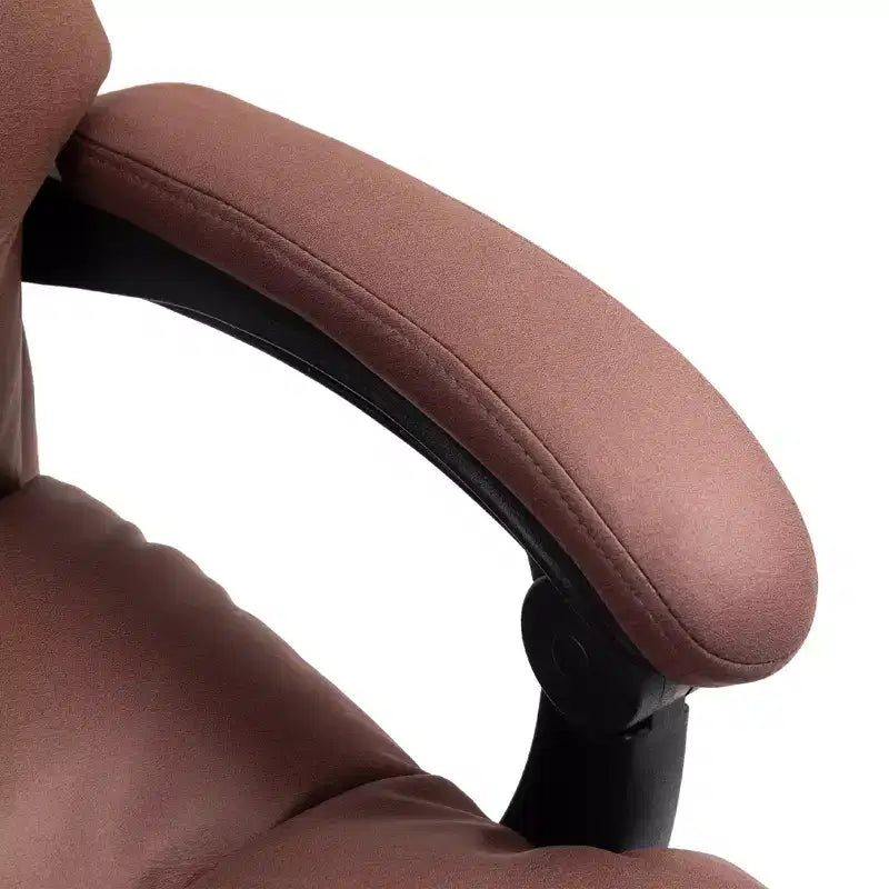 Sillón de oficina Vinsetto con masaje vibratorio, respaldo reclinable, reposapiés, cómoda silla de ordenador de microfibra