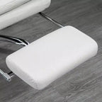 Sillón de oficina Vinsetto con masaje vibratorio, respaldo reclinable, reposapiés, cómoda silla de ordenador de microfibra