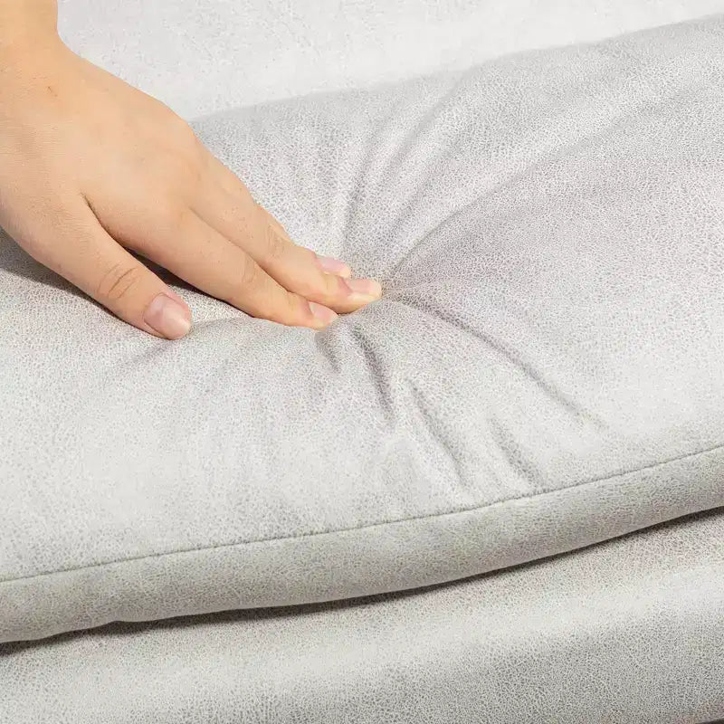 Sillón de oficina Vinsetto con masaje vibratorio, respaldo reclinable, reposapiés, cómoda silla de ordenador de microfibra