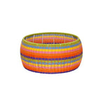 Mesa otomana de resina tejida a mano