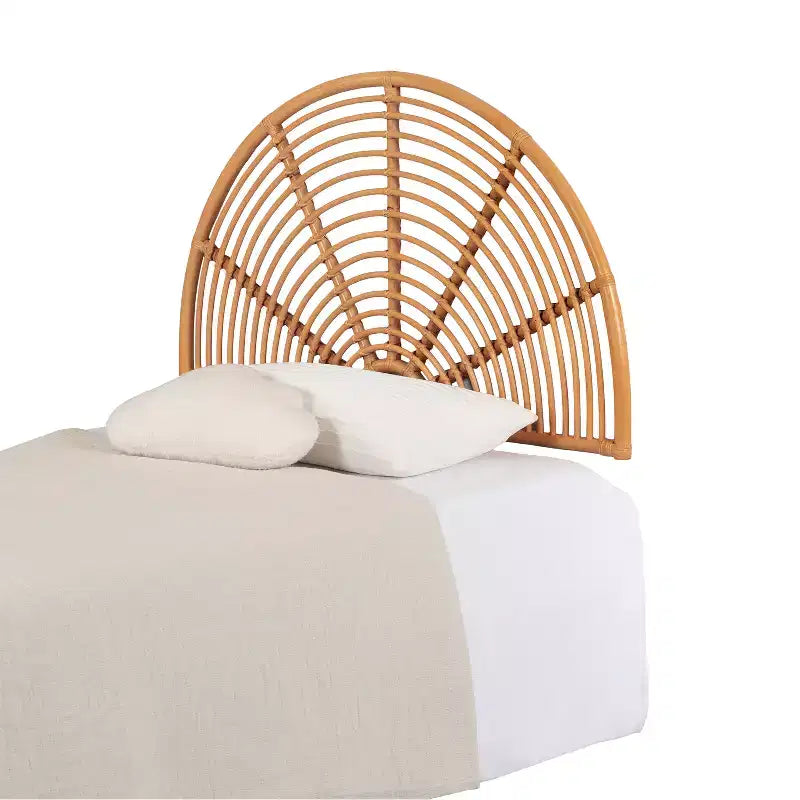 HomeStockRainbow Natural Bloom Rattan Cabecero de pared