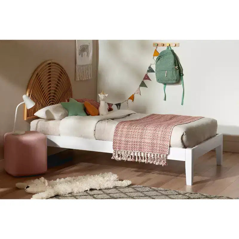HomeStockRainbow Natural Bloom Rattan Cabecero de pared