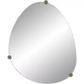 Possini Euro Design Possini Euro Marken 29 x 36 Champagne 3 Knob Wall Mirror