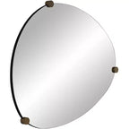 Possini Euro Design Possini Euro Marken 29 x 36 Espejo de pared champán de 3 pomos