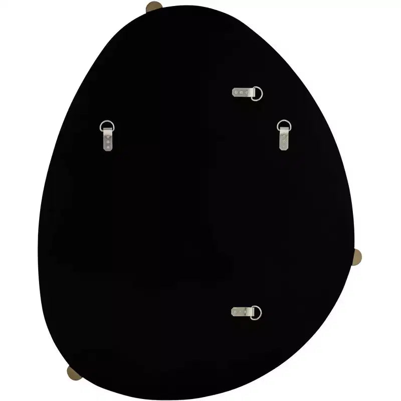 Possini Euro Design Possini Euro Marken 29 x 36 Espejo de pared champán de 3 pomos