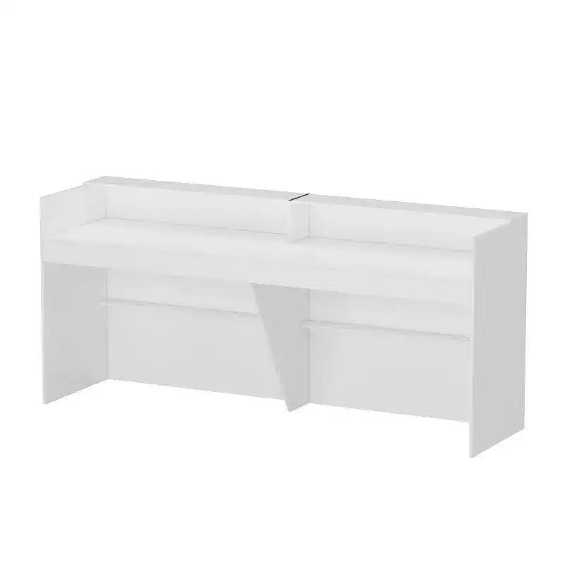 Mostrador de recepción moderno blanco Famapy