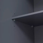 Organizador de despensa de cocina independiente Whisen, gabinete con 3 estantes ajustables, 3 cajones, 8 estantes interiores en las puertas
