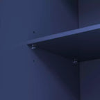 Organizador de despensa de cocina independiente Whisen, gabinete con 3 estantes ajustables, 3 cajones, 8 estantes interiores en las puertas