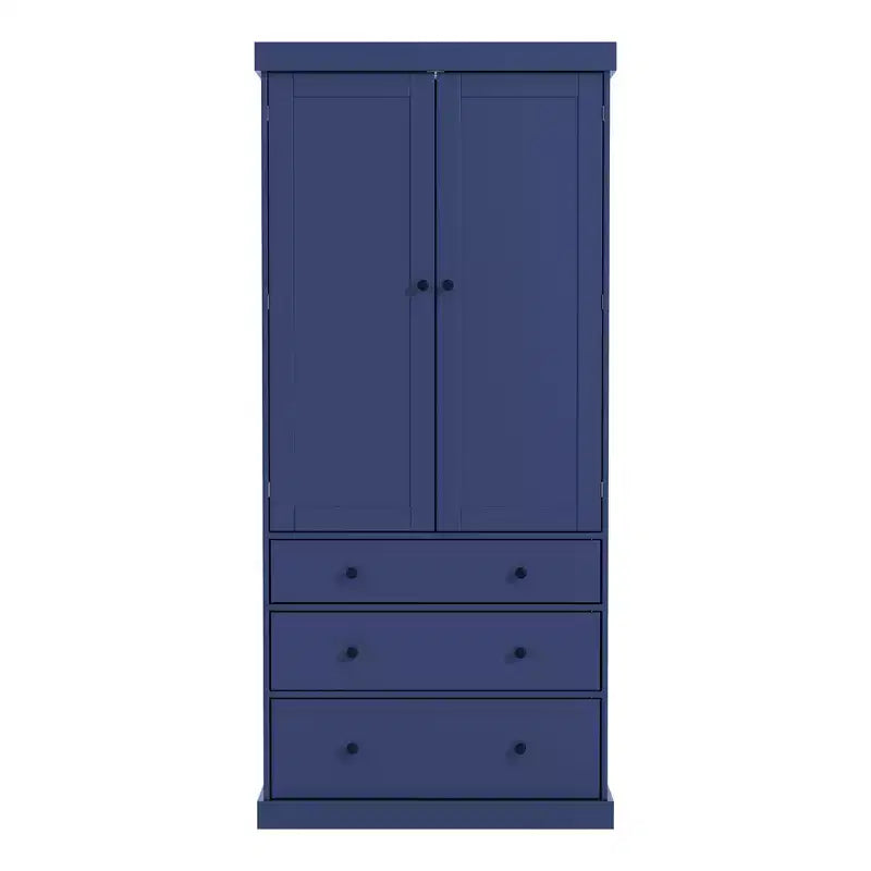Organizador de despensa de cocina independiente Whisen, gabinete con 3 estantes ajustables, 3 cajones, 8 estantes interiores en las puertas
