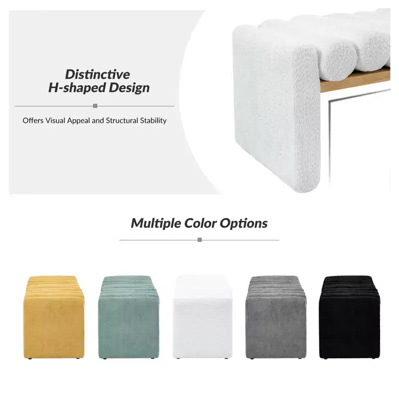 Banco Alice con construcción de madera maciza | HULALA HOME