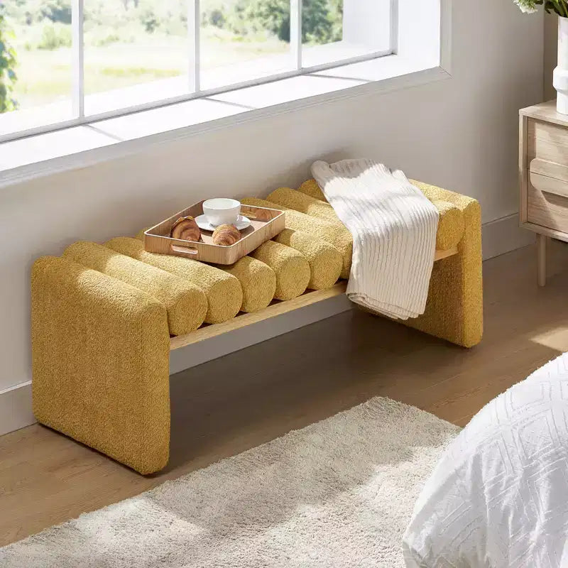 Banco Alice con construcción de madera maciza | HULALA HOME