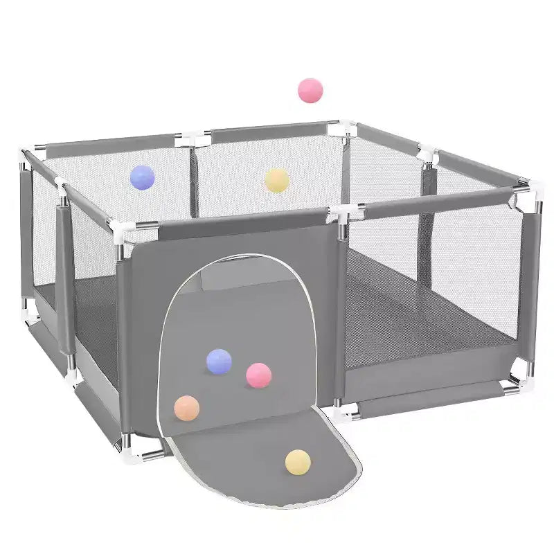 GOTGELIF Parque de juegos de 4 paneles para bebé 50x50, espacioso y seguro, portátil