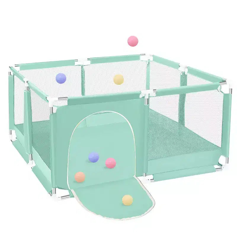 GOTGELIF Parque de juegos de 4 paneles para bebé 50x50, espacioso y seguro, portátil
