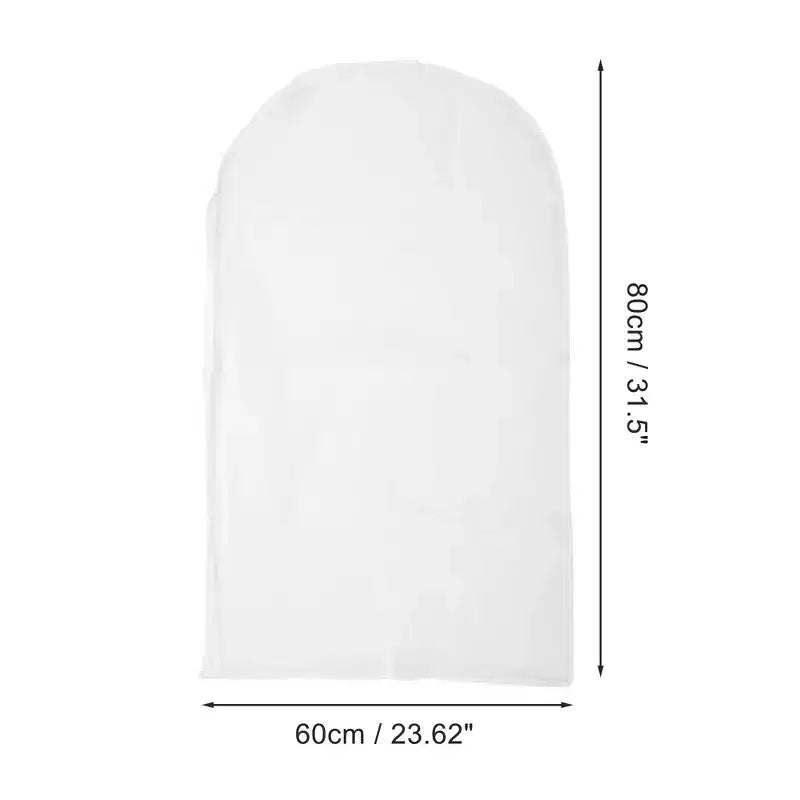 Unique Bargains Funda Guardapolvo para Ropa 31.5x23.62 5 Piezas