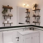 Lavish Home Juego de 6 estantes flotantes