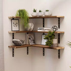 Lavish Home Juego de 6 estantes flotantes