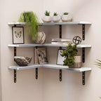 Lavish Home Juego de 6 estantes flotantes