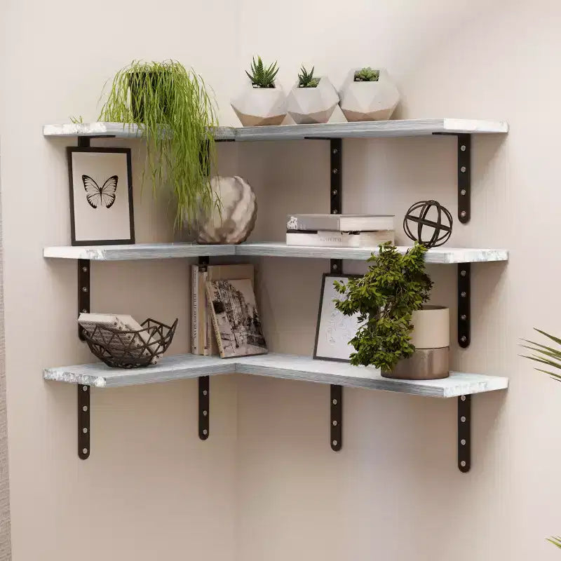 Lavish Home Juego de 6 estantes flotantes