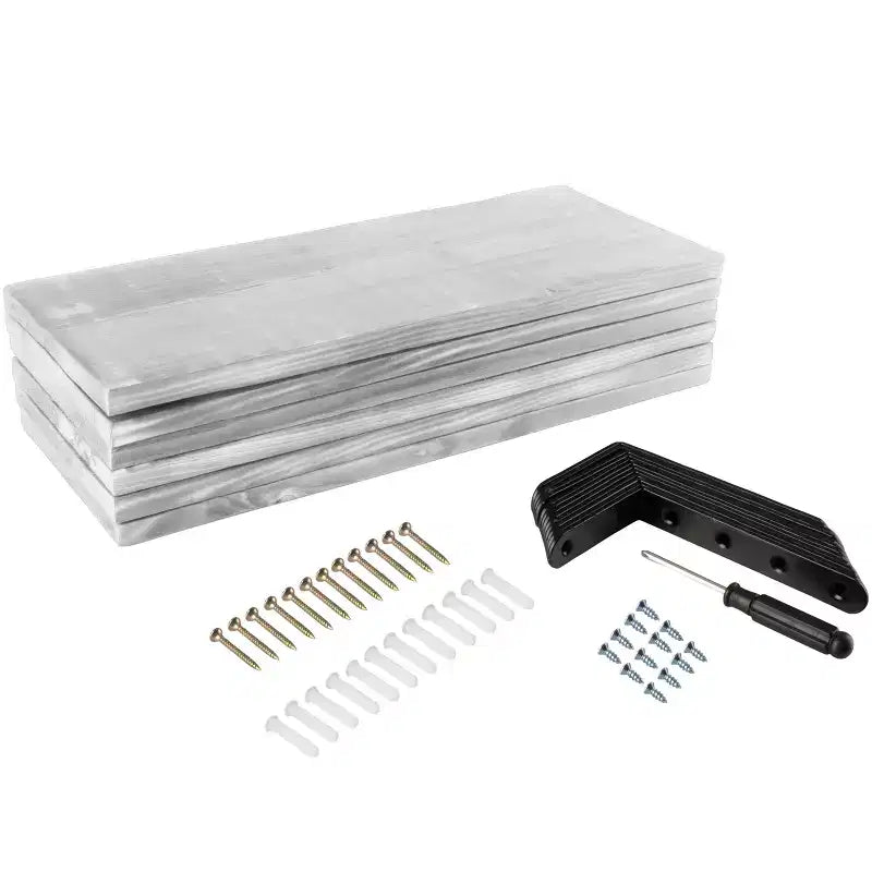 Lavish Home Juego de 6 estantes flotantes