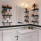 Lavish Home Juego de 6 estantes flotantes