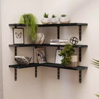 Lavish Home Juego de 6 estantes flotantes