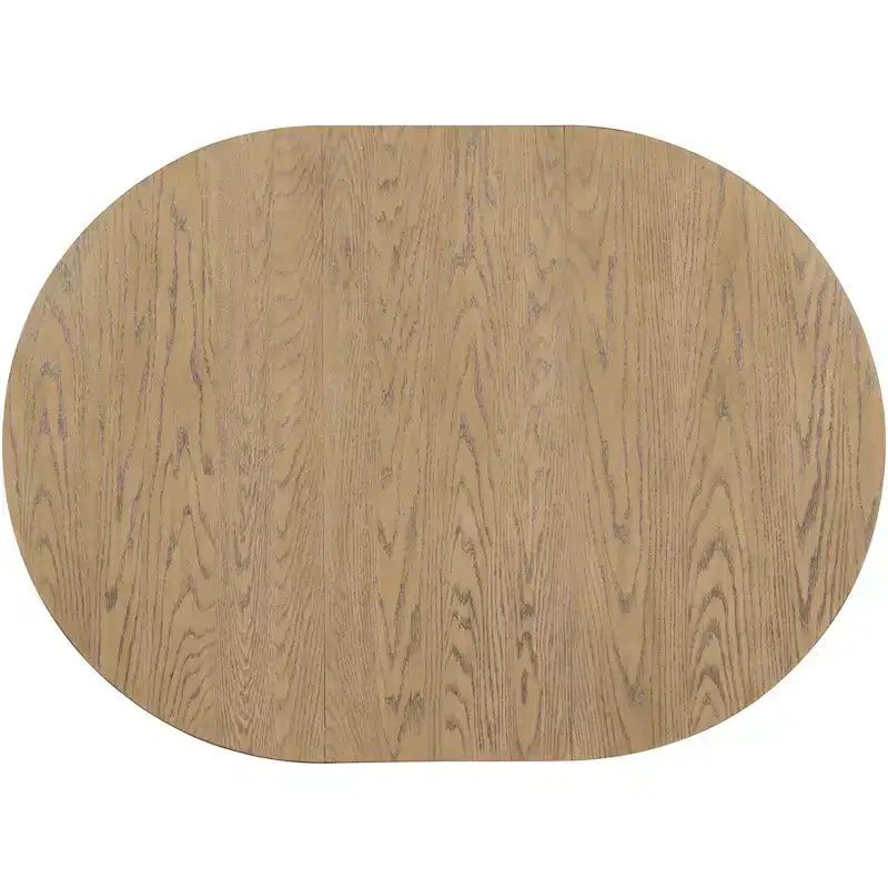 Mesa de comedor Whisen Farmhouse con base en forma de X de 4 patas y extensión de 40.6 cm