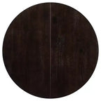 Mesa de comedor Whisen Farmhouse con base en forma de X de 4 patas y extensión de 40.6 cm