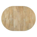 Mesa de comedor Whisen Farmhouse con base en forma de X de 4 patas y extensión de 40.6 cm