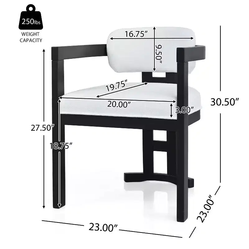 Christopher Knight Home Luna Sillas de comedor modernas de madera de abedul tapizadas (juego de 4)