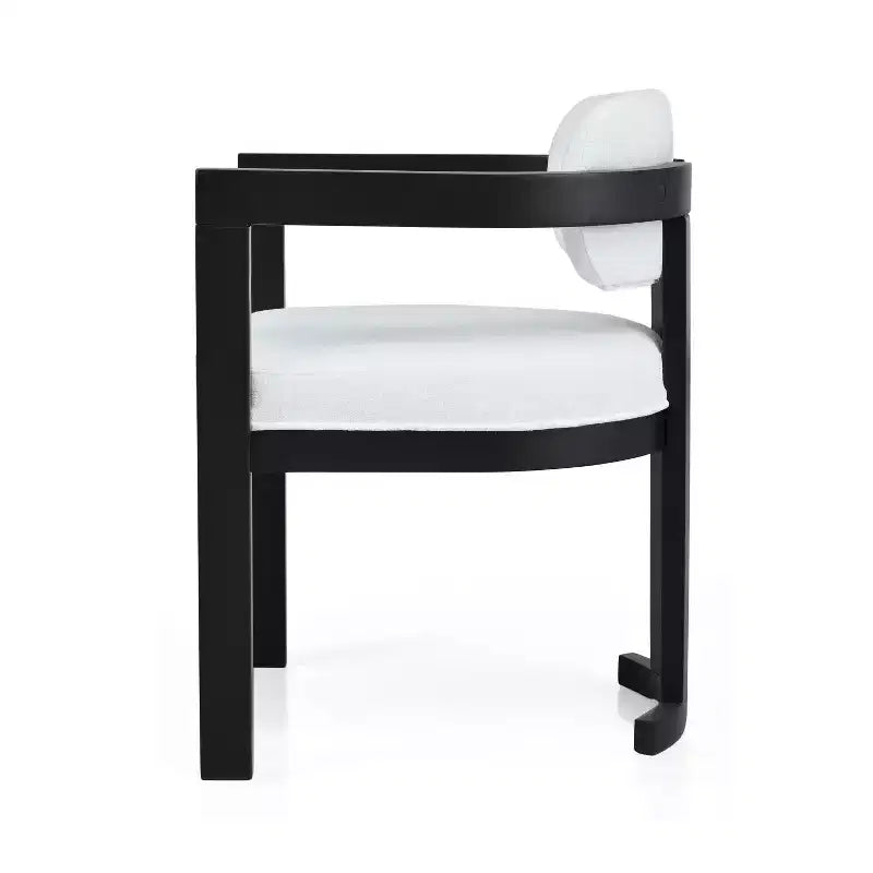Christopher Knight Home Luna Sillas de comedor modernas de madera de abedul tapizadas (juego de 4)