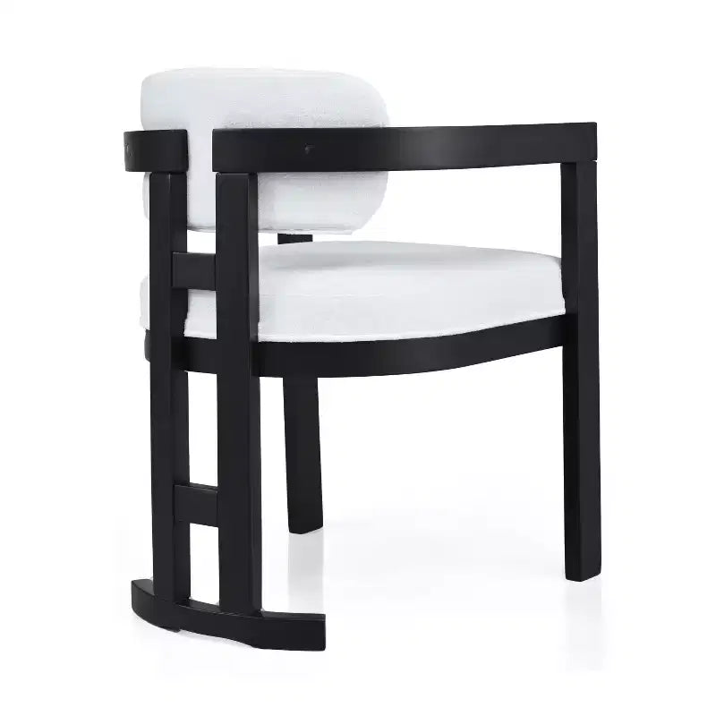 Christopher Knight Home Luna Sillas de comedor modernas de madera de abedul tapizadas (juego de 4)