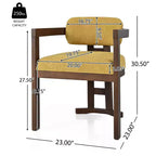 Christopher Knight Home Luna Sillas de comedor modernas de madera de abedul tapizadas (juego de 4)