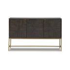 Mueble decorativo contemporáneo Elinmore de Signature Design by Ashley, acabado marrón/dorado