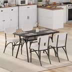 Sillas de comedor, juego de sillas de comedor Boucle de 2/4/6, sillas de comedor de cocina tapizadas modernas de mediados de siglo