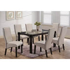 Kings Brand Furniture Pentam, juego de 2 sillas laterales de piel sintética para comedor y cocina
